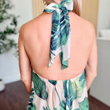 Vesper Beaded Halter Dress
