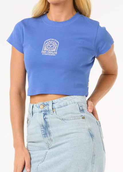 RIP CURL - Womens - Tops - Tees - San Carlos Baby Tee - MTT Collective