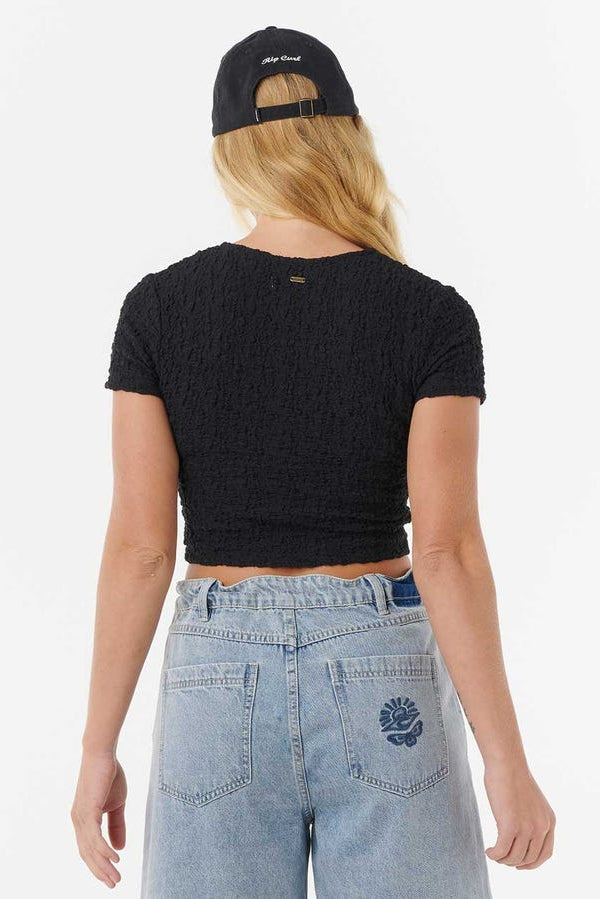 RIP CURL - Womens - Tops - Blouses - Sunset Luau Textured Tee - MTT Collective