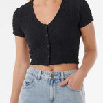 RIP CURL - Womens - Tops - Blouses - Sunset Luau Textured Tee - MTT Collective
