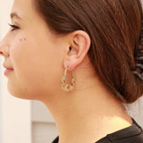 Amelia Wired Statement Hoop Earrings