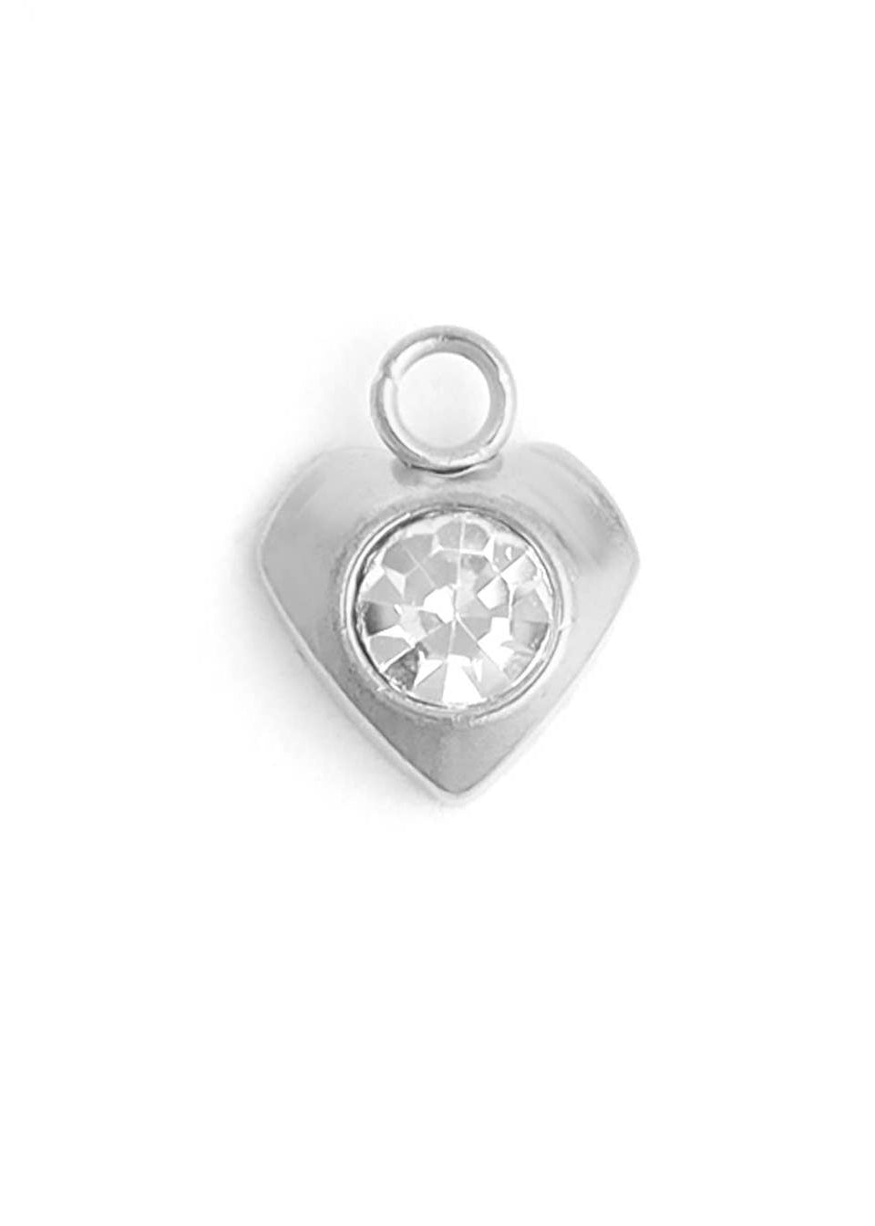 MTT Jewelry - Jewelry - Charms - Rhinestone Heart Charm - MTT Collective