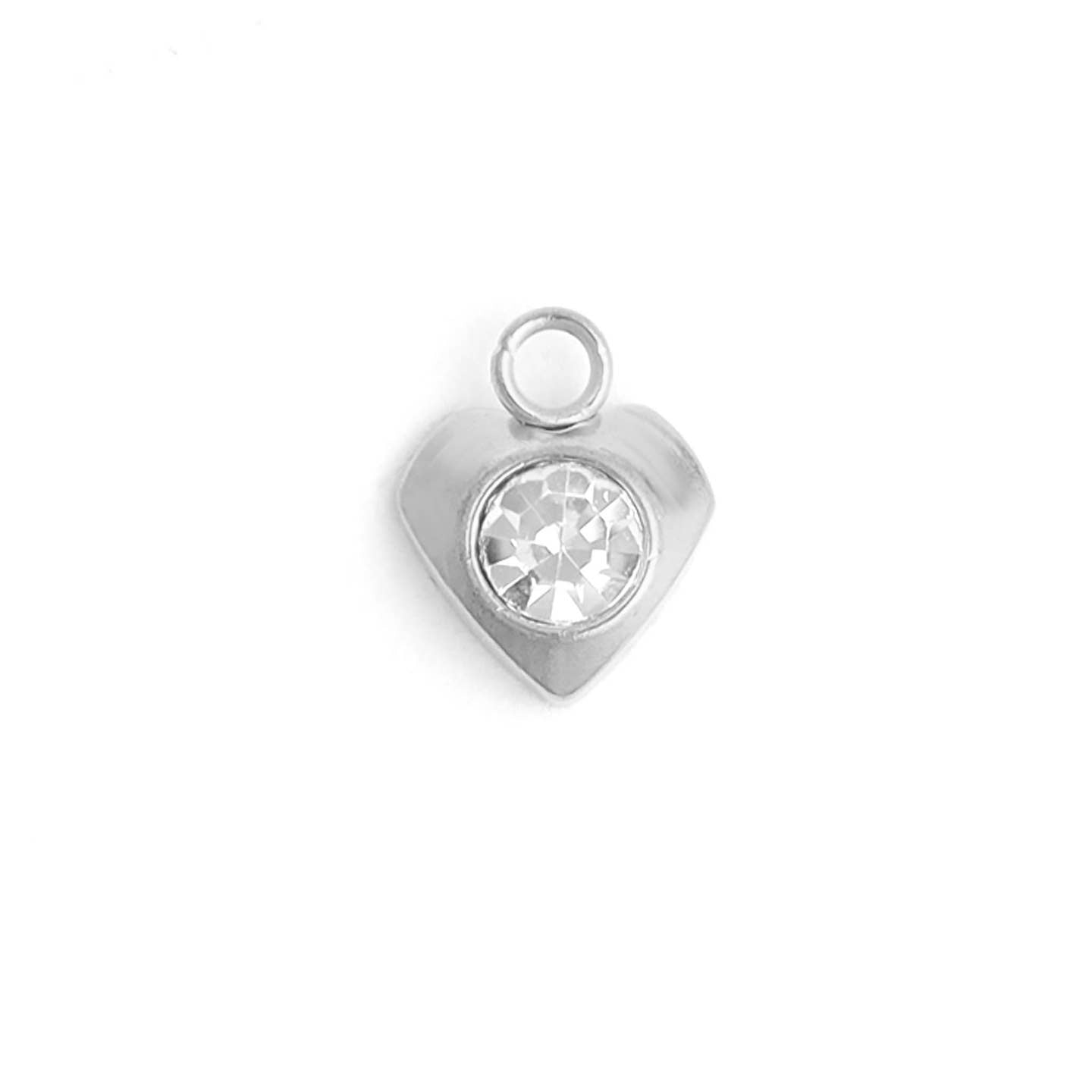 MTT Jewelry - Jewelry - Charms - Rhinestone Heart Charm - MTT Collective