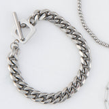 Chunky Closure Curb Chain Bracelet