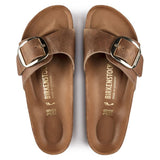 Madrid Big Buckle Oiled Leather Sandal