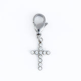 Pave Cross Charm