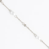 Pearl and Bead Station Necklace