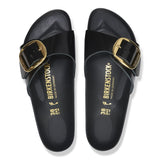 Birkenstock - Womens - Shoes - Sandals - Madrid Big Buckle Natural Leather Patent Sandal - MTT Collective