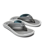 OluKai Ulele sandal in Stone, angled view
