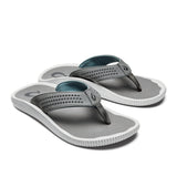OluKai Ulele sandal in Stone, angled view