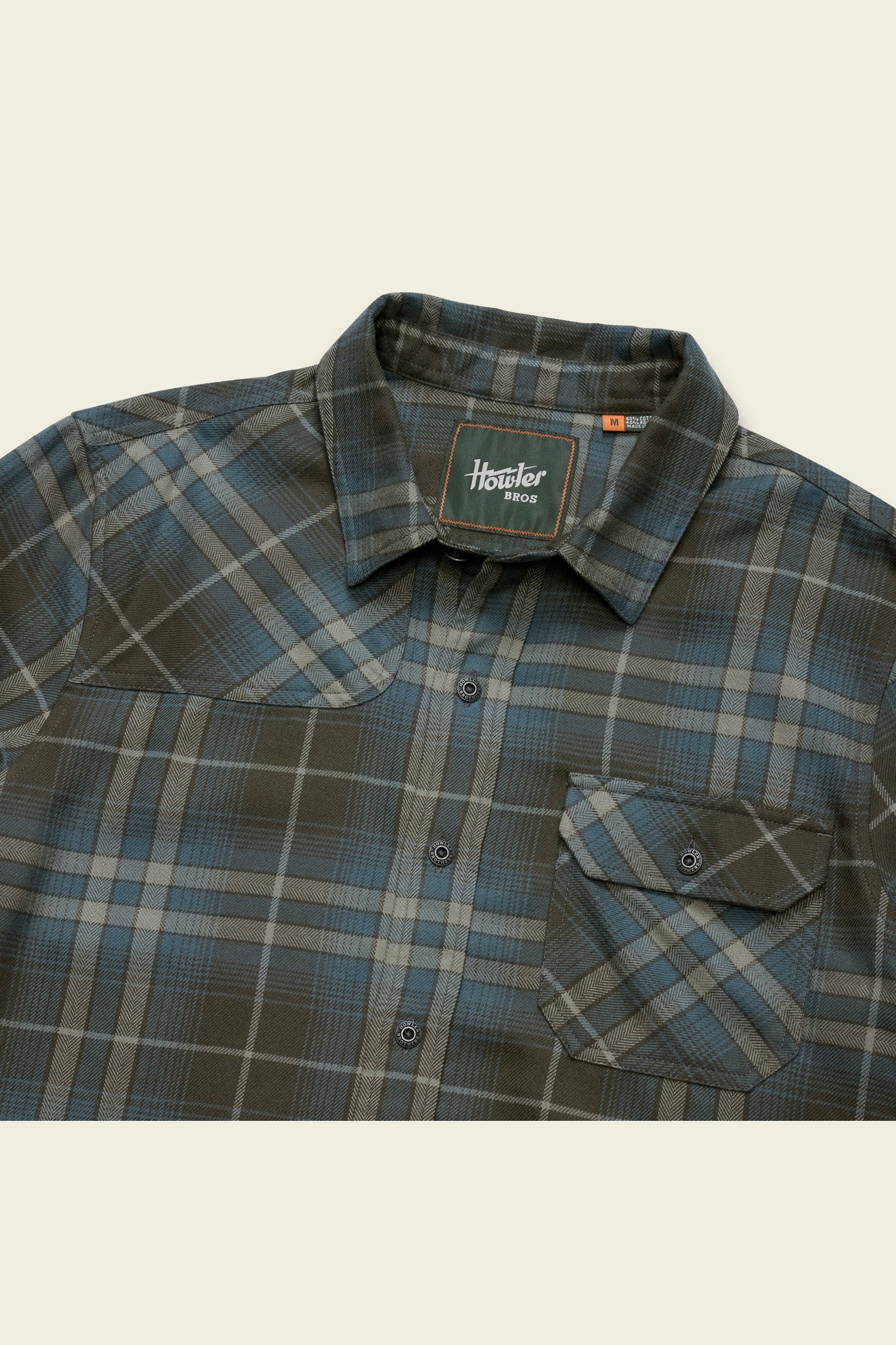 Harkers Flannel Kempton Plaid Beluga angle