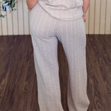 Sloane Jacquard Knit Wide-Leg Pant
