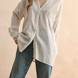 Coastal Cabana Oversized Shirt
