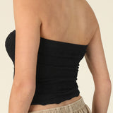 Ronnie Lace Textured Tube Top