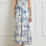 Coastline Horizontal Slit Maxi Dress