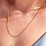 Bailey Stainless Steel PVD Double Round Link Chain - MTT Collective