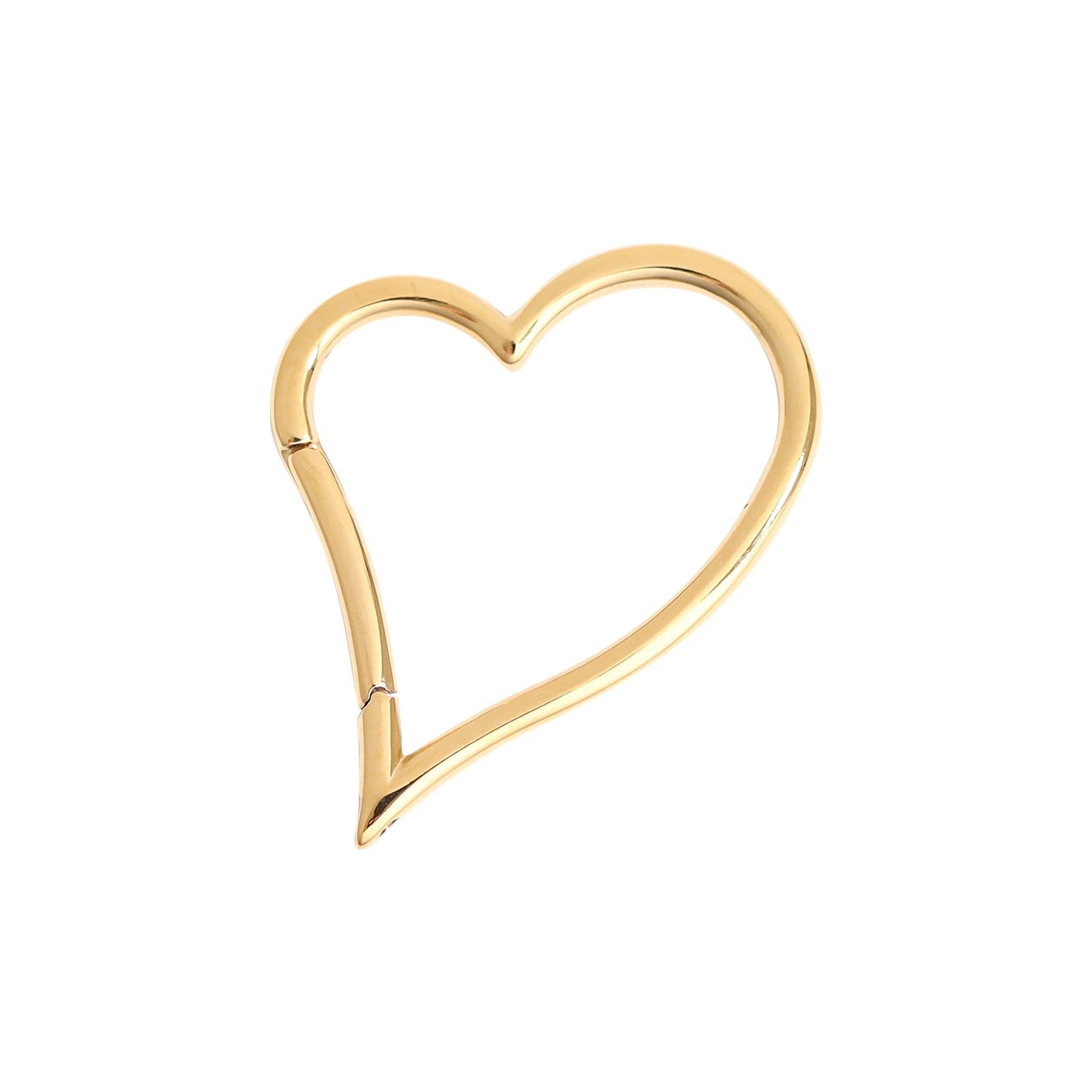 MTT Jewelry - Jewelry - Charms - Large Heart Carabiner - MTT Collective
