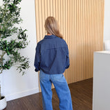 Harbor Pinstripe Cotton Crop Shirt