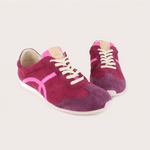 Naot Haven sneaker in Merlot Port Raspberry Combo, sole detail