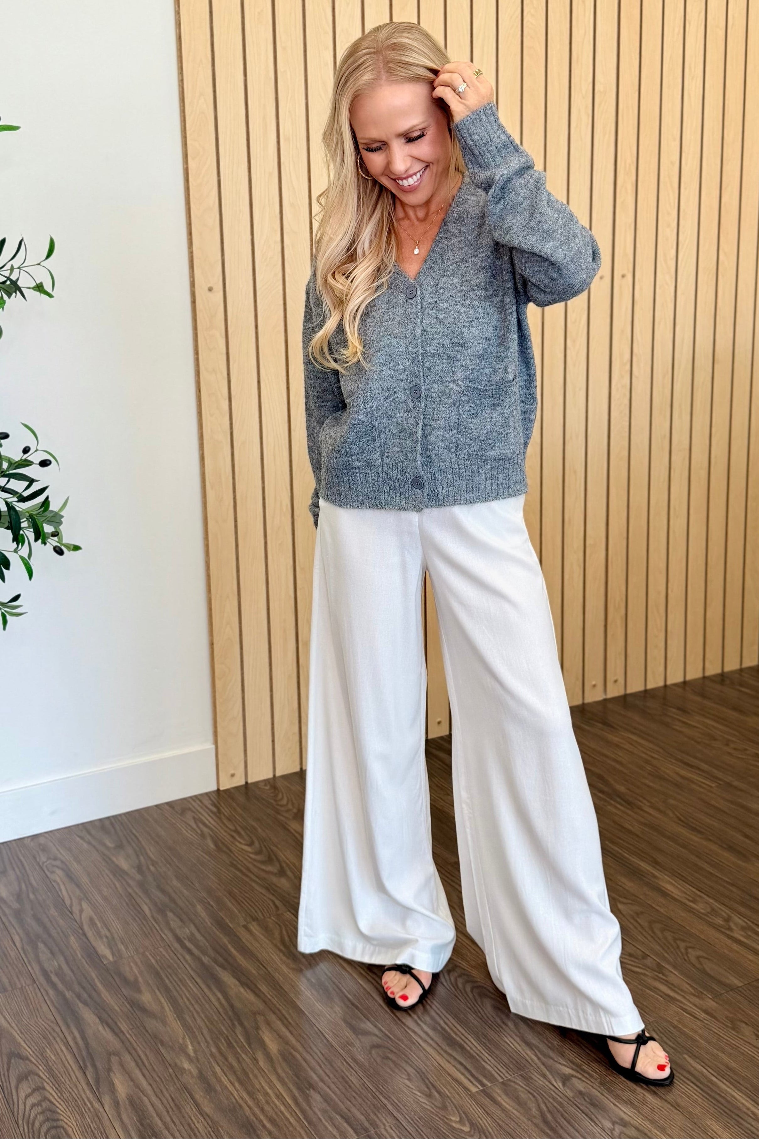 Grove Linen Wide Leg Pants
