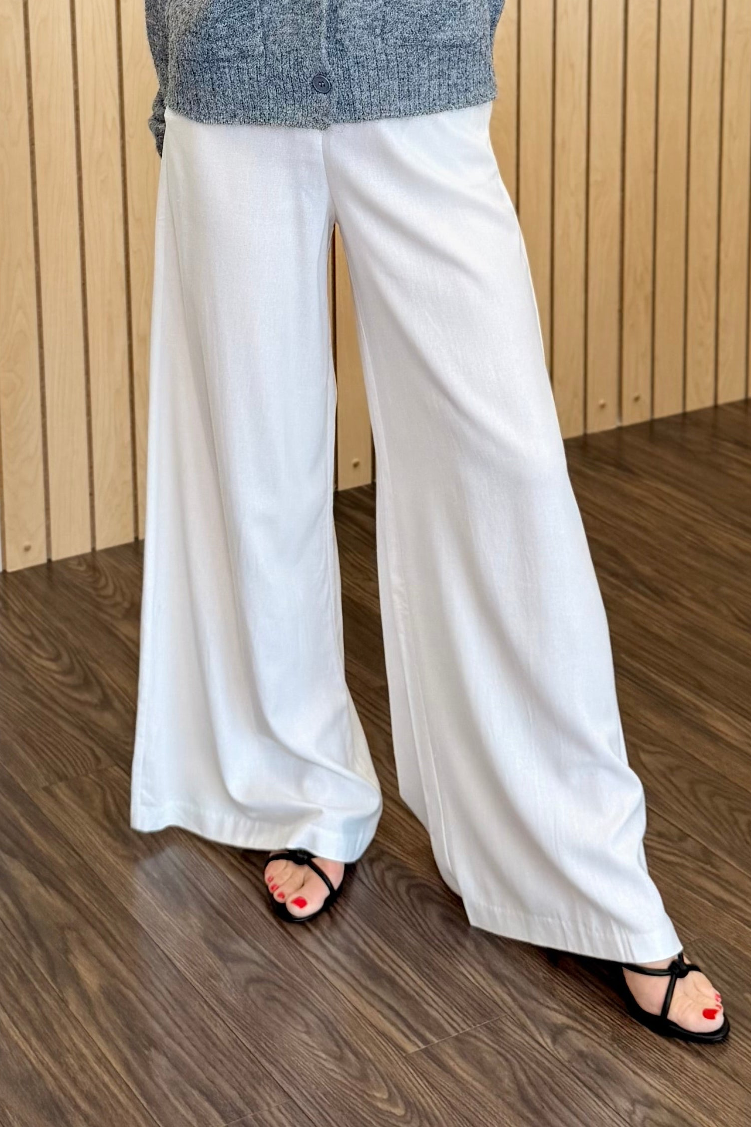 Grove Linen Wide Leg Pants