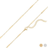 Gabrielle Satellite Bar Chain Necklace