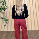 Sable Wide Leg Pocket Pant