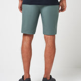 Travis Mathew Wanderlust Short 9In in Balsam Green, back view