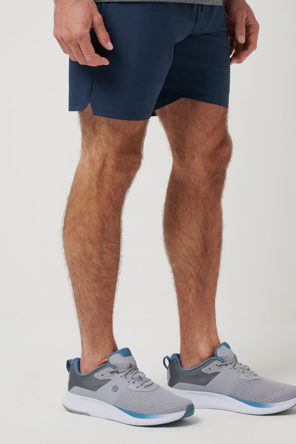 Travis Mathew Wanderlust E-Waist Short 7.5In in Mood Indigo, side view