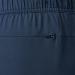 Travis Mathew Wanderlust E-Waist Short 7.5In in Mood Indigo, lifestyle view