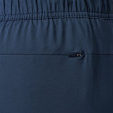 Travis Mathew Wanderlust E-Waist Short 7.5In in Mood Indigo, lifestyle view