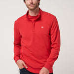 Cloud Quarter Zip 2.0 in Pompeian Red, front