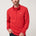Cloud Quarter Zip 2.0 in Pompeian Red, front