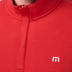 Cloud Quarter Zip 2.0 quarter zip placket detail