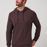 Travis Mathew Cloud Waffle Hoodie in Raisin