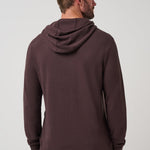 Travis Mathew Cloud Waffle Hoodie in Raisin