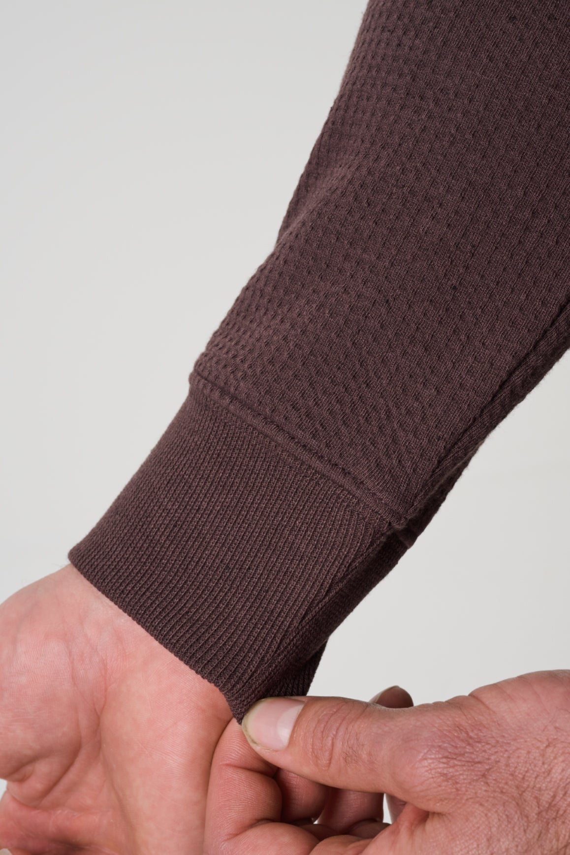Travis Mathew Cloud Waffle Hoodie in Raisin