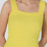 Julie Lace Textured Square Top