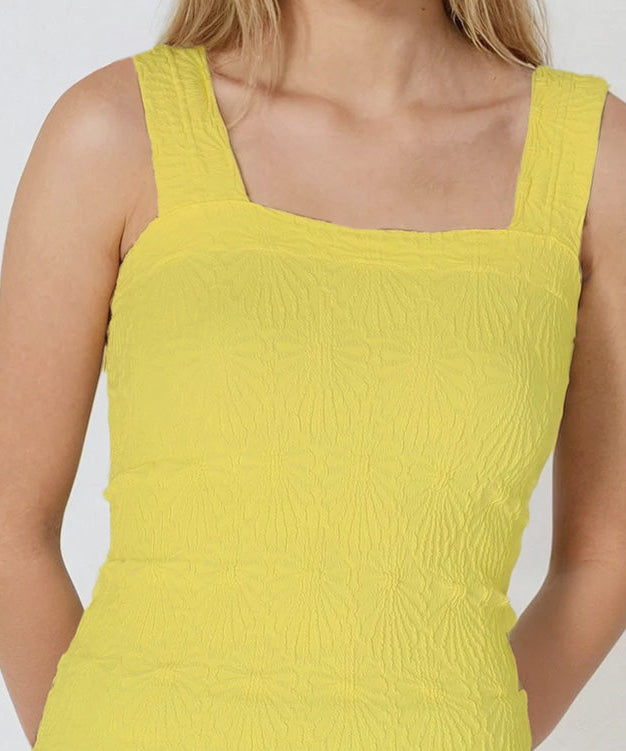 Julie Lace Textured Square Top