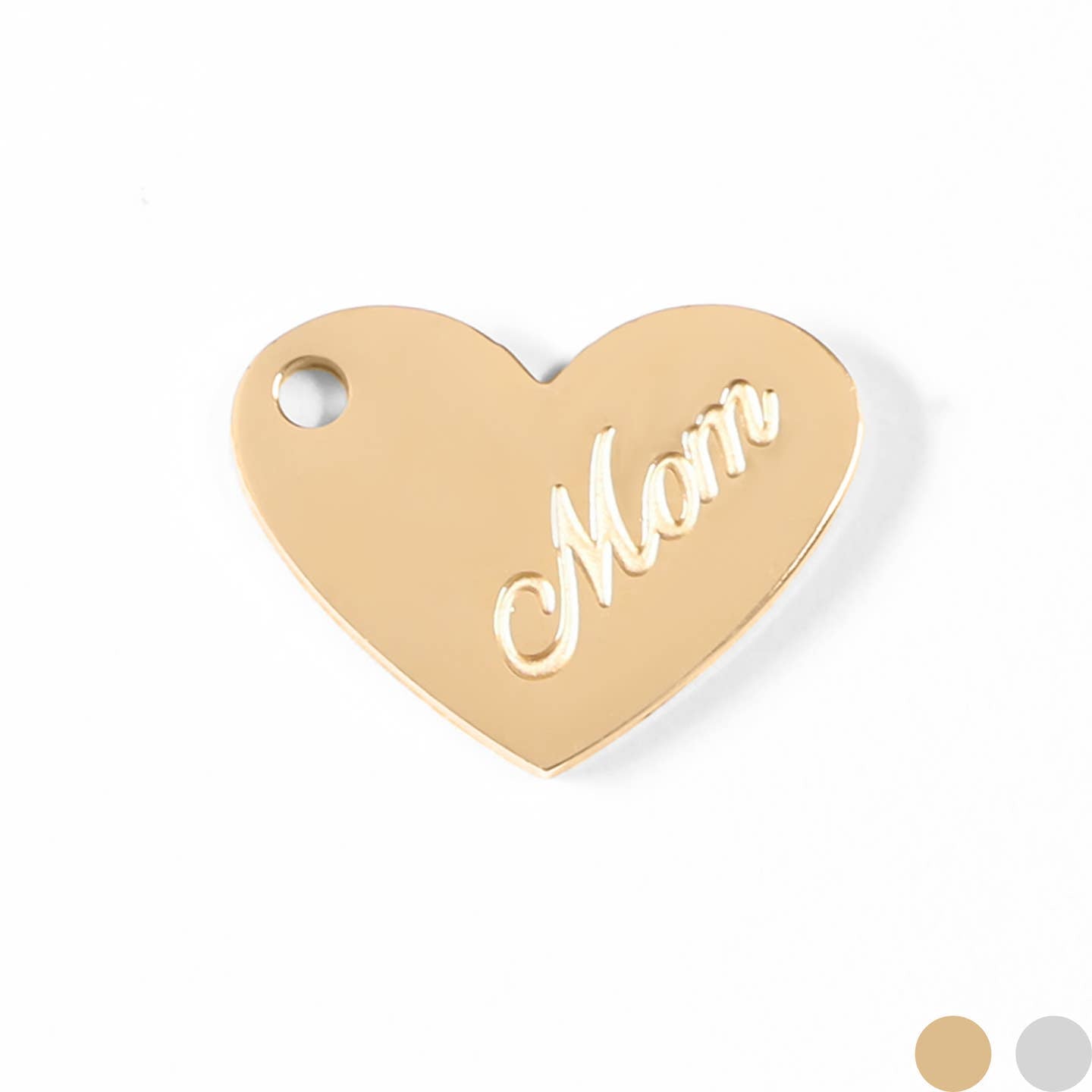 MTT Jewelry - Jewelry - Charms - Mom Heart Charm - MTT Collective