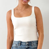 Square Knit Tank Top