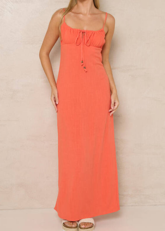 Rhythm - Womens - Dresses - Austin Gathered Maxi Dress - MTT Collective