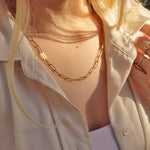 MTT Jewelry - Jewelry - Necklaces - Taylor Paperclip Chain Necklace - MTT Collective