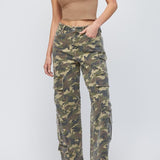Nori Camo High Rise Cargo