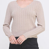 The Delaney Scallop Pointelle Sweater