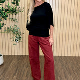 Sable Wide Leg Pocket Pant