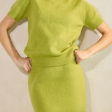 Avocado Knit Crewneck Top