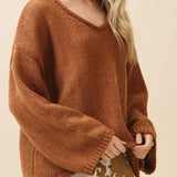 Emory V-Neck Knit Sweater
