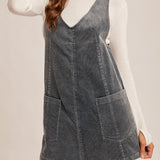 Thea Corduroy Pinafore Dress