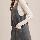 Thea Corduroy Pinafore Dress